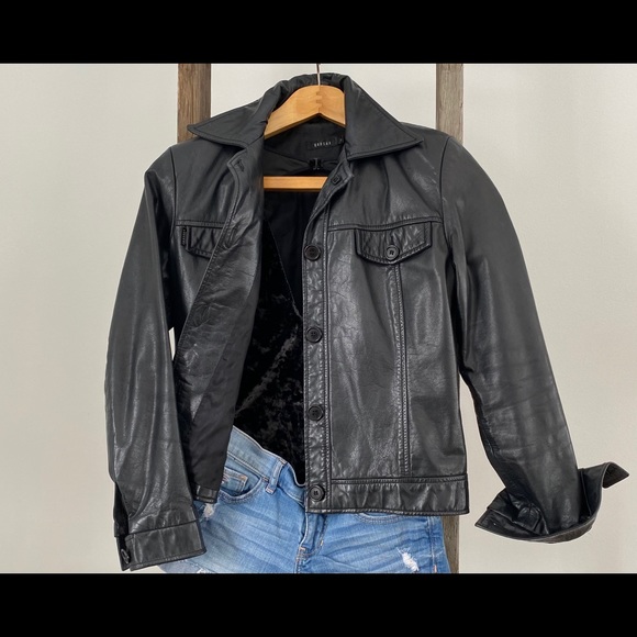 rudsak leather jacket
